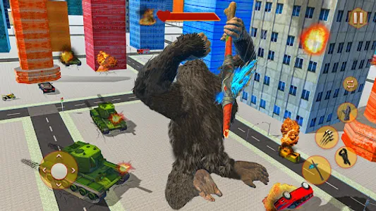 Gorilla City Attack 3D screenshot 11