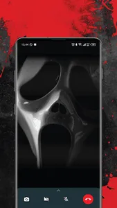 Scream face Scary Video Call screenshot 4