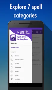 Spellify - HP Spells, Fan Quiz screenshot 1