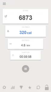 Step & Calorie Counter screenshot 2