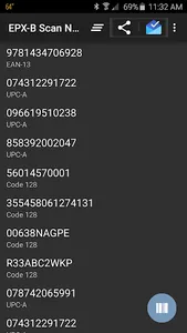EPX Barcode Scanner, Scan Now screenshot 0