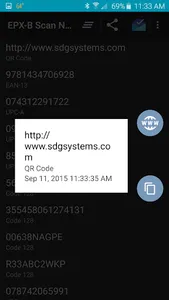EPX Barcode Scanner, Scan Now screenshot 3