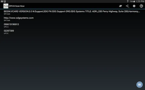 EPX Barcode Scanner, Scan Now screenshot 9