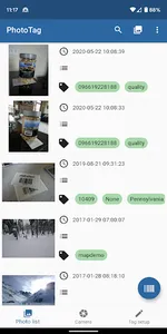 PhotoTag - Associate barcodes  screenshot 0