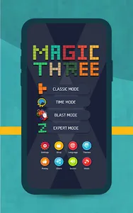 Magic Three Puzzle Brain Game screenshot 0