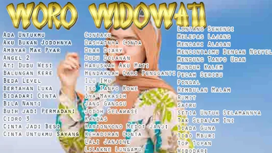 Woro Widowati Lagu Baper Galau screenshot 14