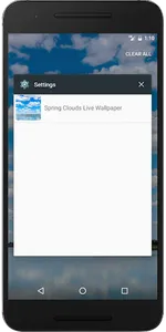 Spring Clouds Live Wallpaper screenshot 4