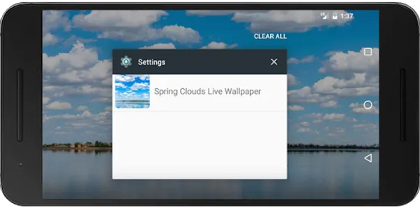 Spring Clouds Live Wallpaper screenshot 6