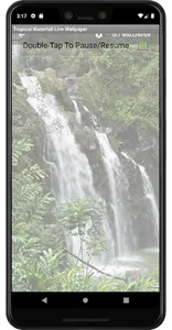 Tropical Waterfall Live Wallpa screenshot 1