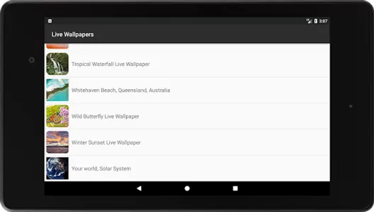 Tropical Waterfall Live Wallpa screenshot 3