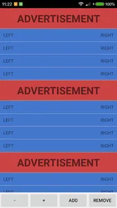 Test List View Advertisement screenshot 1