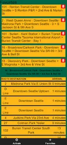 Seattle METRO Bus Tracker screenshot 1