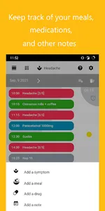 Life Notes - Symptom Tracking screenshot 3