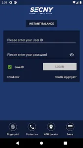 SECNY FCU Mobile App screenshot 1