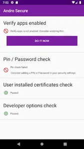 Andro Secure screenshot 1