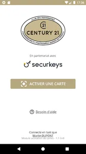 Activation cartes Century 21 screenshot 3