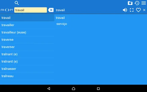 French Portuguese Dictionary screenshot 11