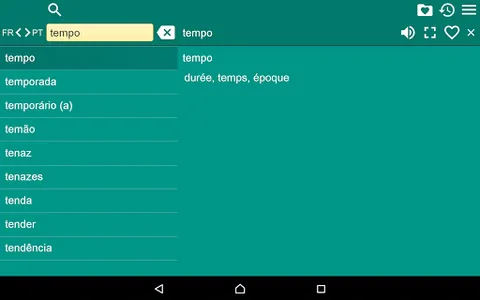French Portuguese Dictionary screenshot 12