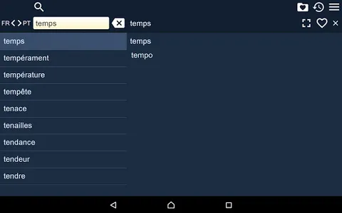 French Portuguese Dictionary screenshot 6