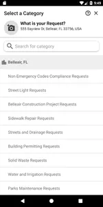 Belleair SeeClickFix screenshot 2