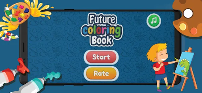 Future Fun Coloring Book screenshot 1