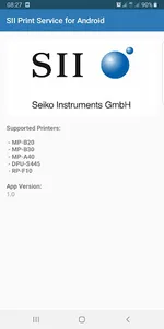 SII Print Service for Android screenshot 0