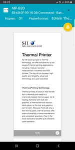 SII Print Service for Android screenshot 1