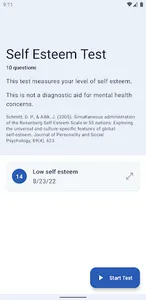 Confidence / Self-Esteem Test screenshot 0