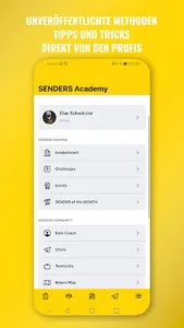 SENDERS Academy screenshot 2