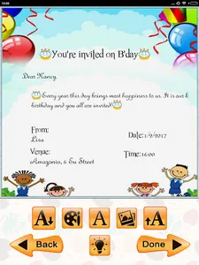 Kids Birthday Invitation Maker screenshot 11