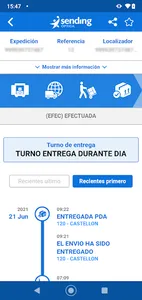 Sending Óptica MTS screenshot 1