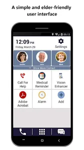 Senior Safety Phone - Big Icon screenshot 0