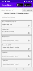 Sensor Stream screenshot 3
