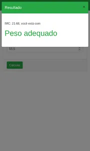 Calculadora IMC screenshot 2