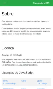 Calculadora IMC screenshot 3