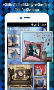 Sequin Magic Cushion Photo Fra screenshot 5