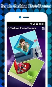 Sequin Magic Cushion Photo Fra screenshot 6