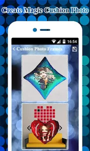 Sequin Magic Cushion Photo Fra screenshot 7