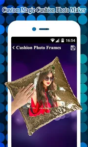 Sequin Magic Cushion Photo Fra screenshot 9