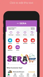 SERA - Local Rides, Food,Groce screenshot 2