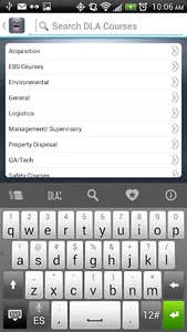 DLA Course Catalog screenshot 3