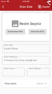 Dündarlar Tedarikçi Paneli screenshot 1