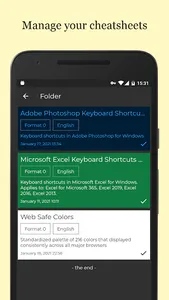 Dora Cheatsheet screenshot 3