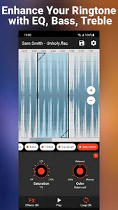 MP3 Ringtone Song Cutter: RSFX screenshot 4