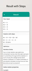 Series Parallel Calculator screenshot 2