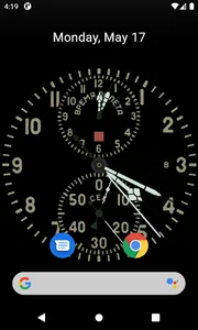 Aviation Clock Wallpaper screenshot 0