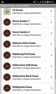 Namaz Sureleri ve Sesli Meal screenshot 16
