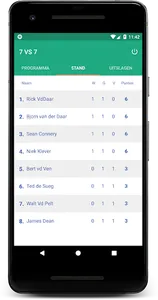 Zeven tegen zeven competitie - screenshot 2