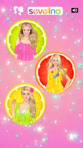 Sunny dress up game for girls screenshot 0