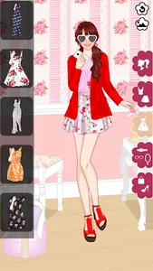 Floral Summer dress up game screenshot 12